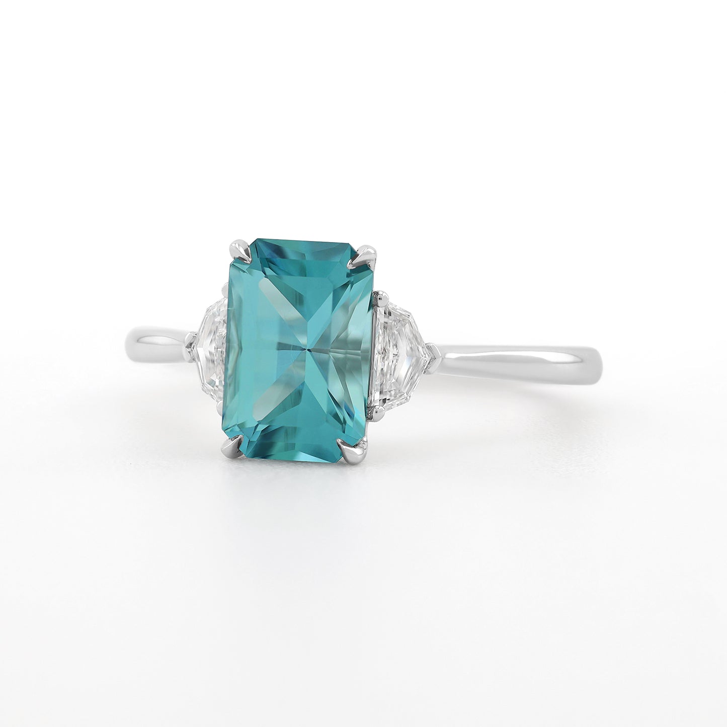 Trinity Ring - Blue Tourmaline