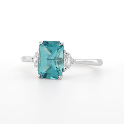 Trinity Ring - Blue Tourmaline