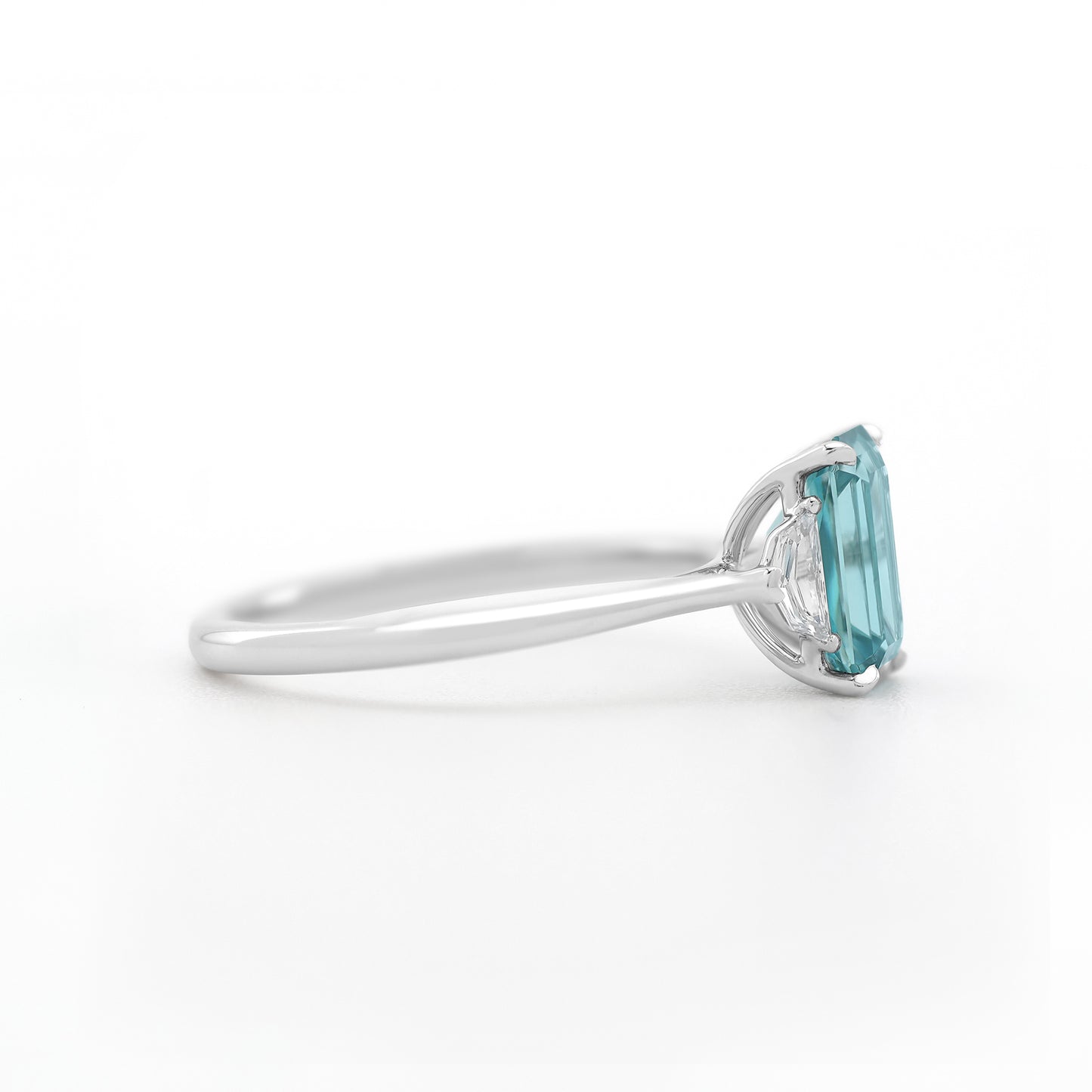 Trinity Ring - Blue Tourmaline