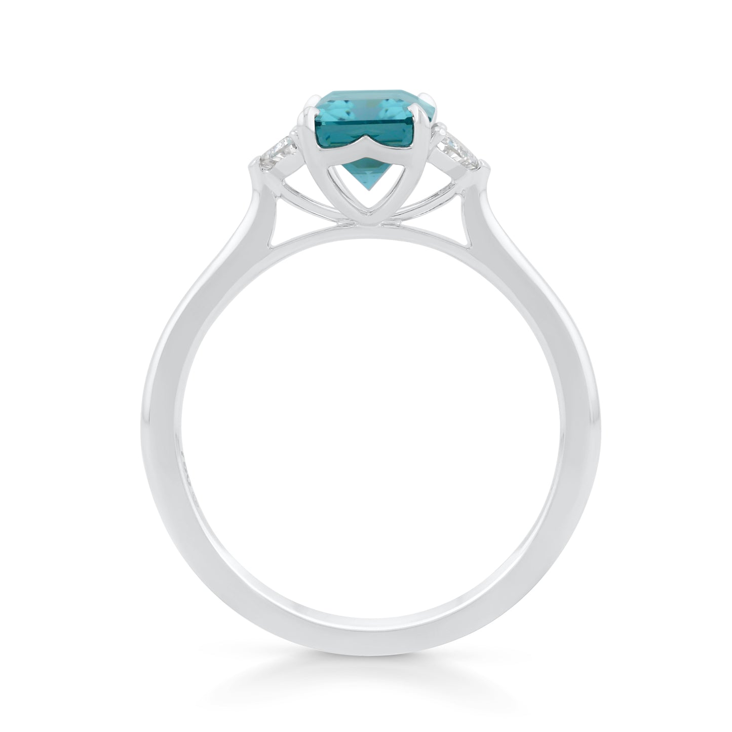 Trinity Ring - Blue Tourmaline