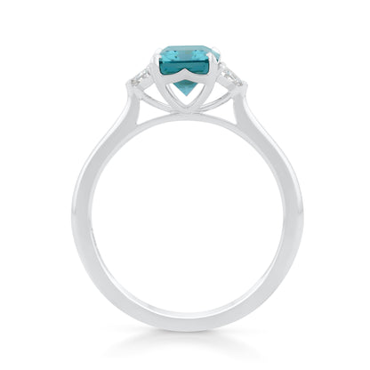 Trinity Ring - Blue Tourmaline