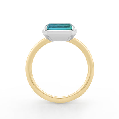 Collet Ring - Neon Blue Tourmaline
