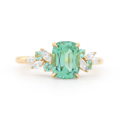 Paraiba Bloom Ring - Lagoon Tourmaline