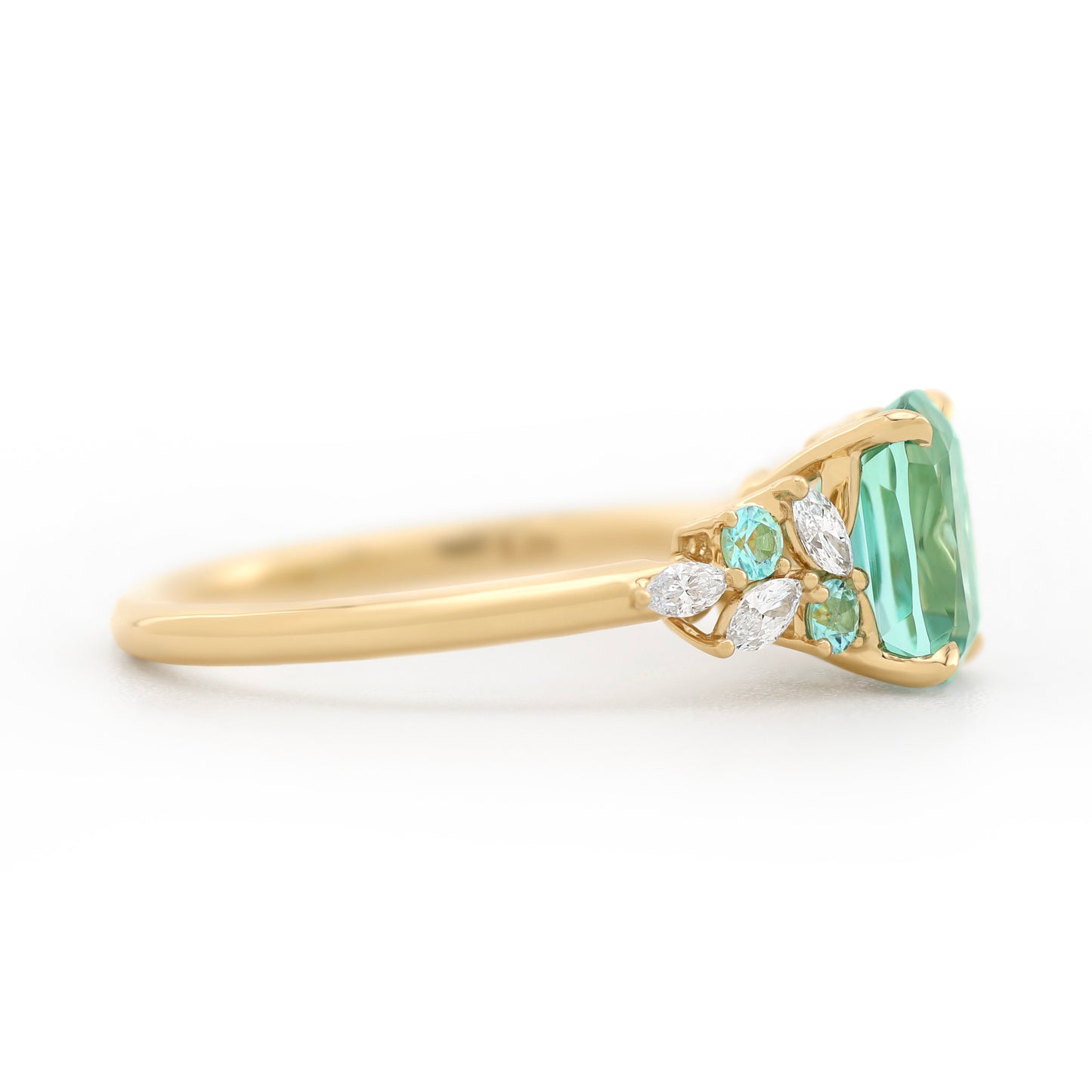 Paraiba Bloom Ring - Lagoon Tourmaline