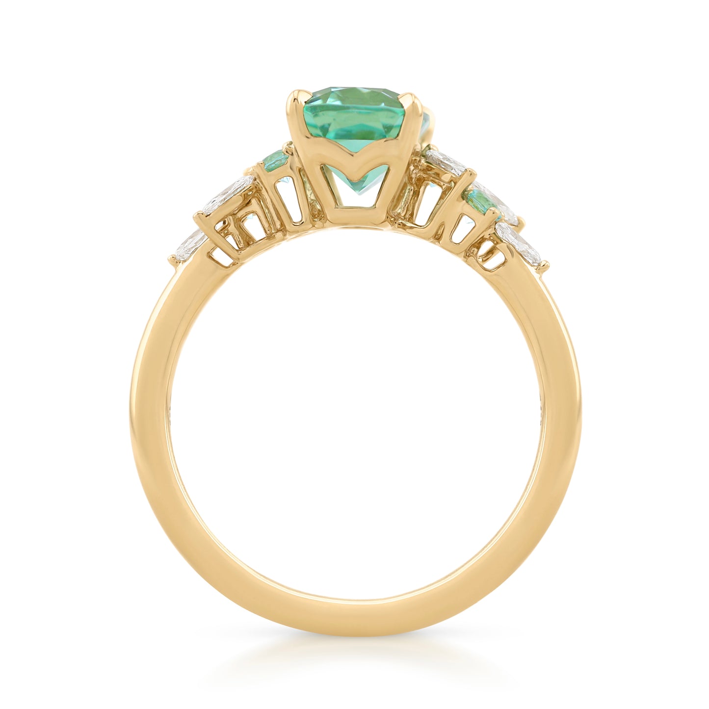 Paraiba Bloom Ring - Lagoon Tourmaline