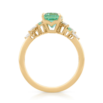 Paraiba Bloom Ring - Lagoon Tourmaline